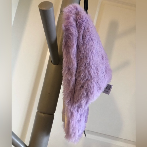 Forever 21 Plush Home Slippers Lavender Size L Soft Faux Fur New - Picture 4 of 12